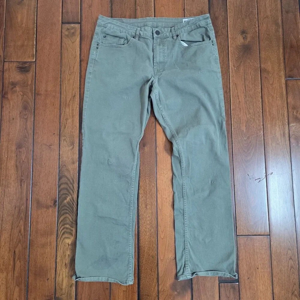 Buffalo David Bitton Jeans Mens 36x32 Blue Slim Straight Stretch Sam X Pants Lot